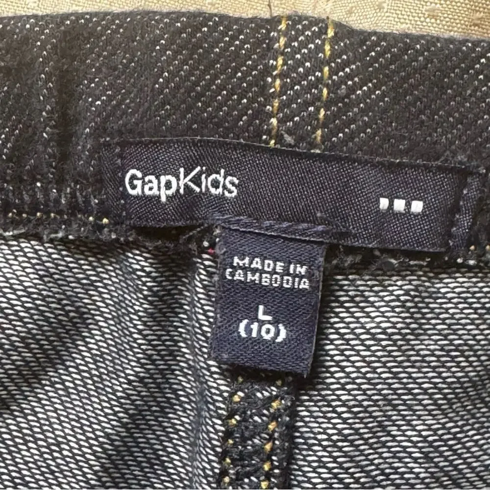 GapKids Girls Dark Wash Jeggings Sz L(10)